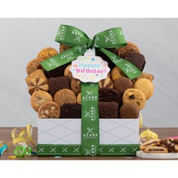 Brownie y Colección de Galletas Feliz Cumpleaños